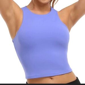 Athleta Girl Light Purple Sleeveless Top